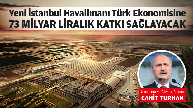 Yeni İstanbul Havalimanı 73 milyar liralık katkı sağlayacak