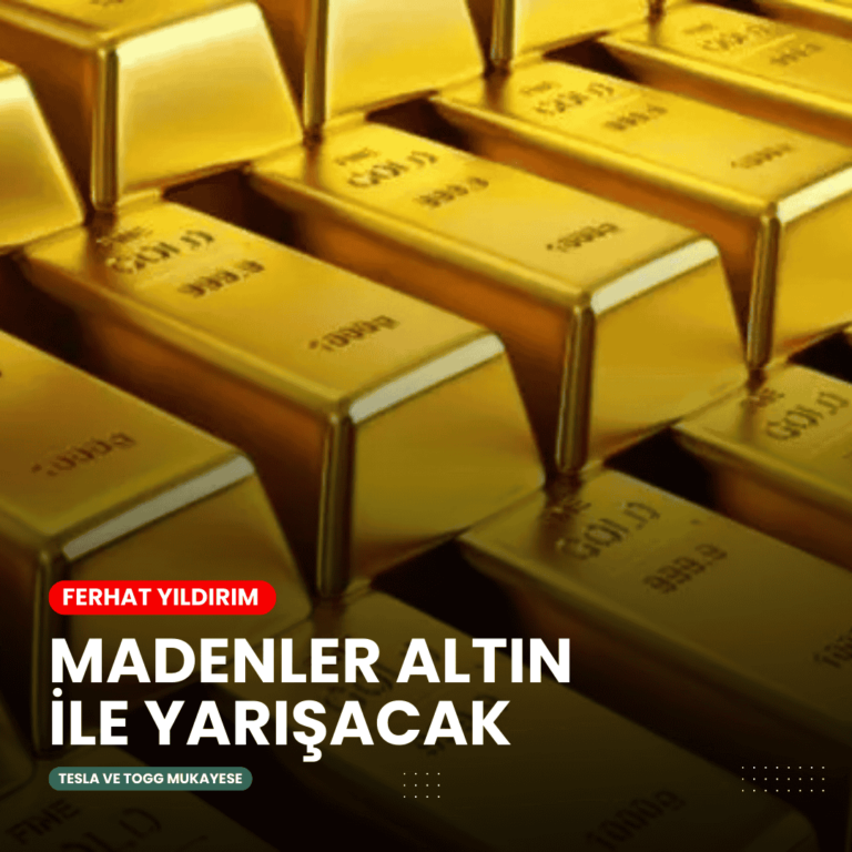 Madenler altın ile yarışacak
