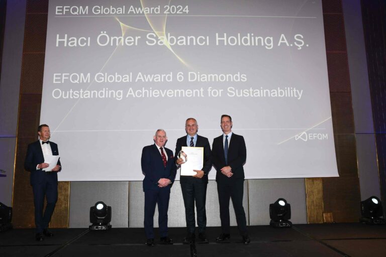 Sabancı ‘Küresel EFQM Ödülü’ aldı