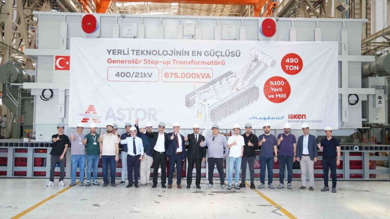675 MVA gücünde transformatör üretti