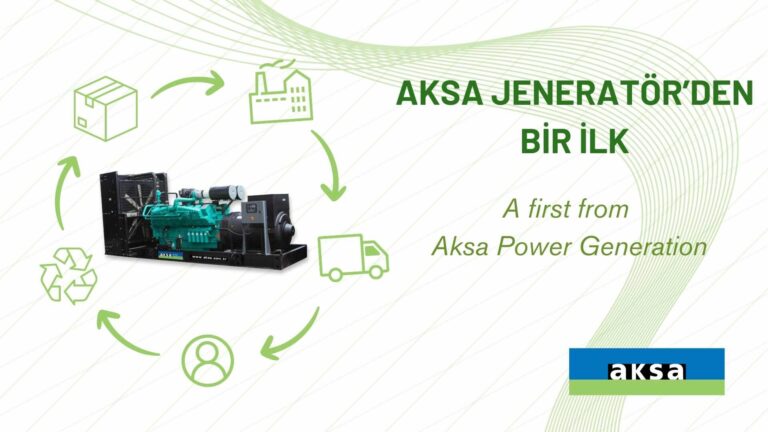 Aksa Jeneratör’den Sektörde Öncü Adım