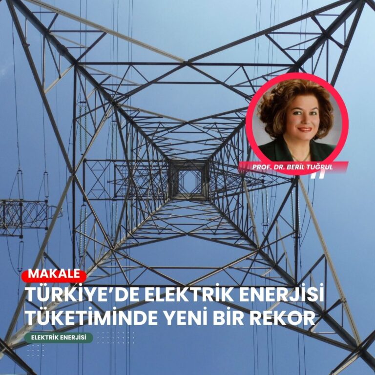 Türkiye’de Elektrik Enerjisi Tüketiminde Yeni Rekor